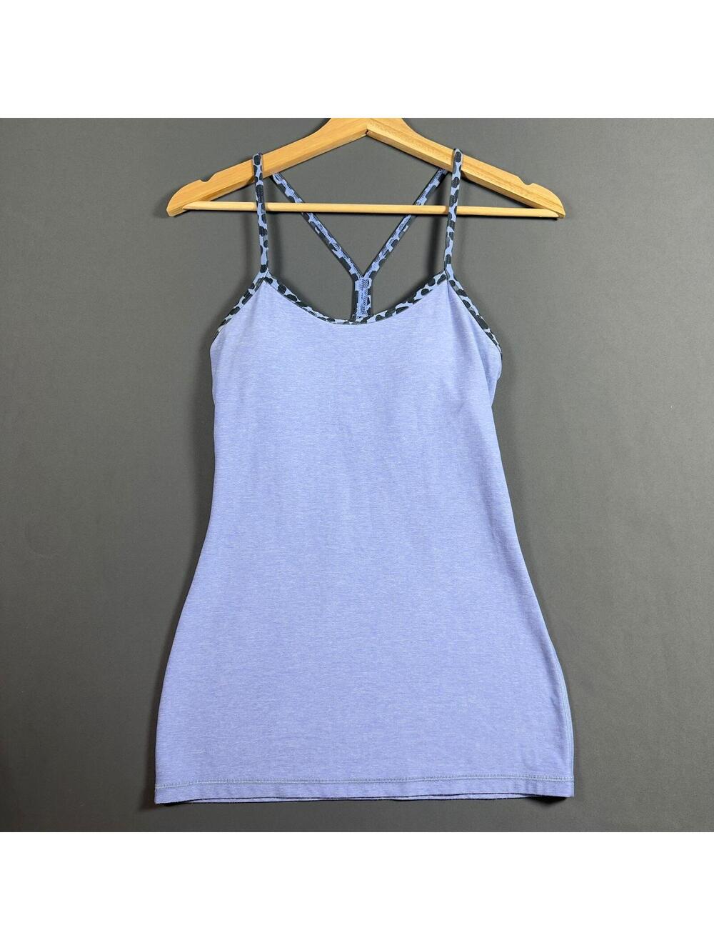 Lululemon Power Y Size Tank Top Periwinkle‎ Blue 4
